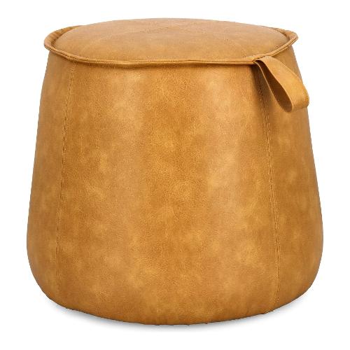 RUDINA Pouf Senape