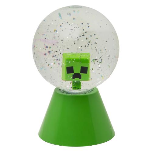 MINECRAFT Creeper Glitter Ball Lampada PP14330MCF