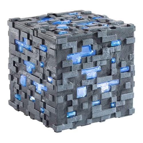 MINECRAFT Diamond Ore Gems Glow Lampada NN3724