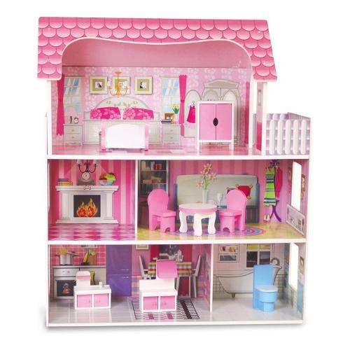 Casa dei Sogni per bambole con accessori FATTO DI LEGNO 40541