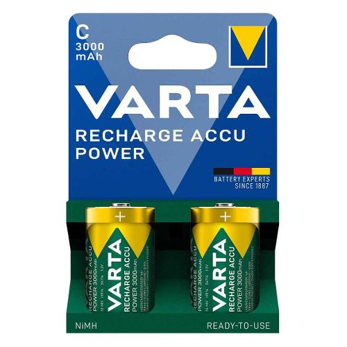Batteria Mezza Torcia C ricaricabile 3000mAh RECHARGE ACCU POWER 2pz 56714101412