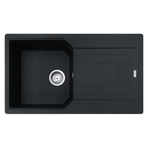 Lavello 1 vasca (86x50cm) Ubg 611 86 URBAN Nero Opaco 114 0686 760