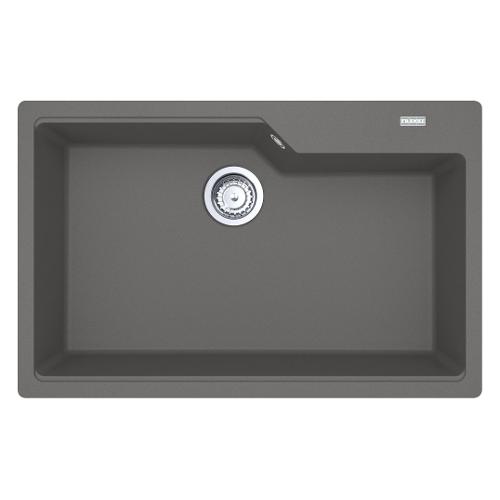 Lavello 1 vasca (78x50cm) Ubg 610 72 URBAN Stone Grey Opaco 114 0686 805