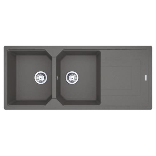 Lavello 2 vasche (116x50cm) Ubg 621 116 URBAN Stone grey Opaco 114 0686 788