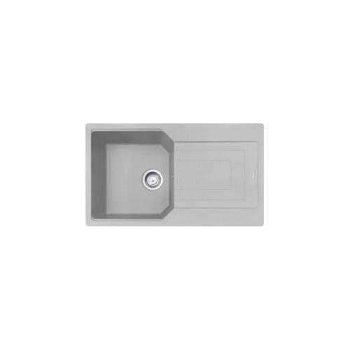 Lavello 1 vasca (86x50cm) Ubg 611 86 URBAN Grigio alluminio Opaco 114 0686 756