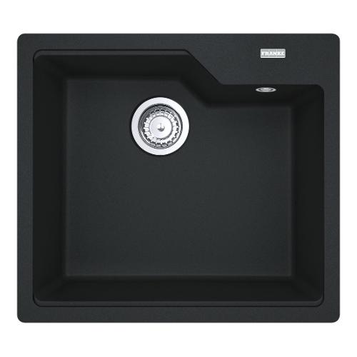 Lavello 1 vasca (56x50cm) Ubg 610 50 URBAN Nero Opaco 114 0686 793