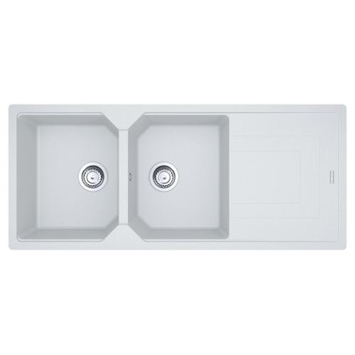 Lavello 2 vasche (116x50cm) Ubg 621 116 URBAN Bianco polare Opaco 114 0686 783