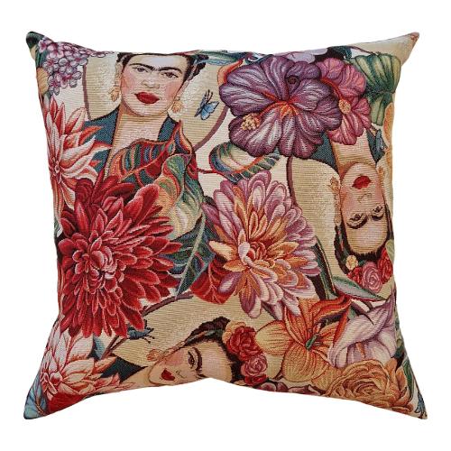 Cuscino arredo RIVERAS CARAS Multicolor (50x50cm)