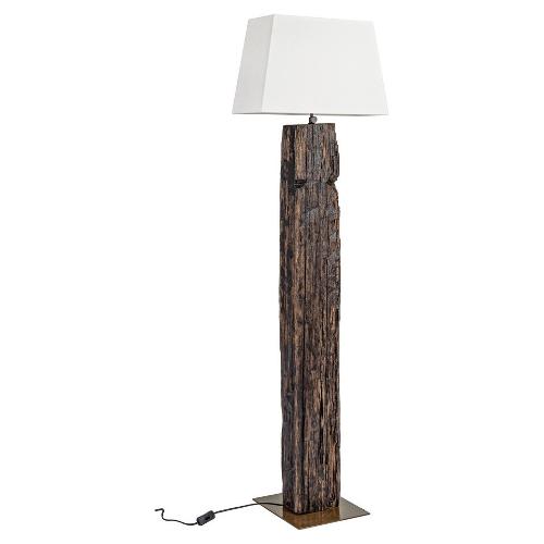 Lampada da terra HUGO Ottone e Bianco 0826485 (45x30x155cm) 1 luce - E27 - Max 60W