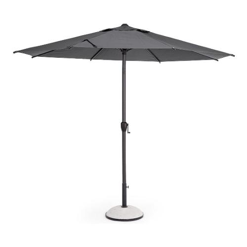 Ombrellone alluminio RIO Antracite e Grigio scuro (3mt) 0795761