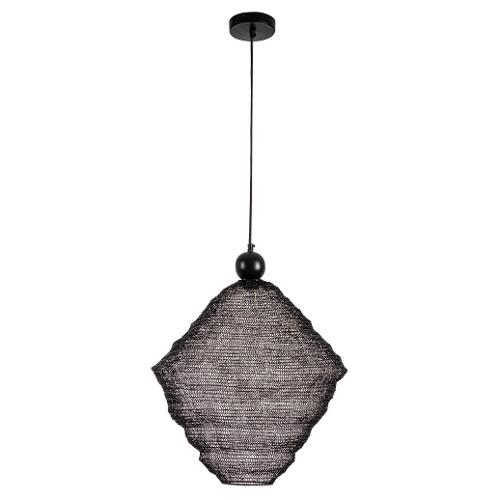 Sospensione ODISSA Rombo Nero (58x200cm) 0828101 1 luce - E27 - Max 40W