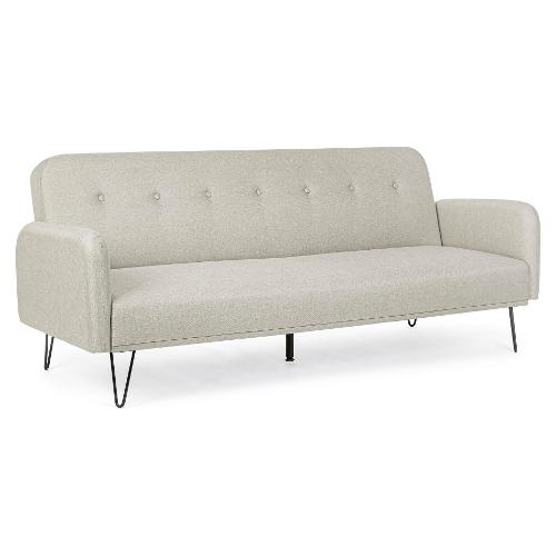 BRIDJET Divano letto 3 posti lineare Beige