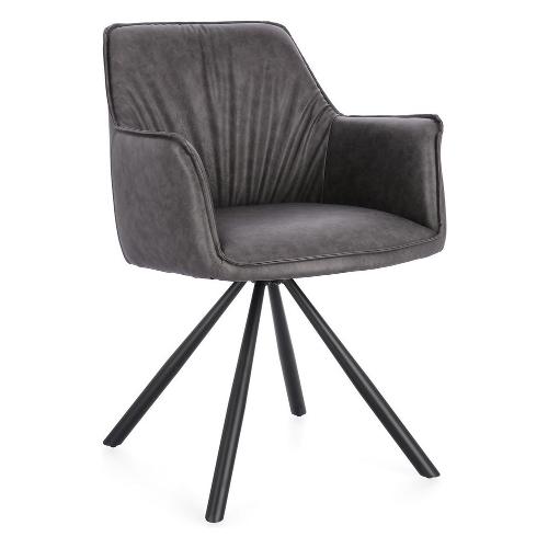 BREVAL Sedia Grigio