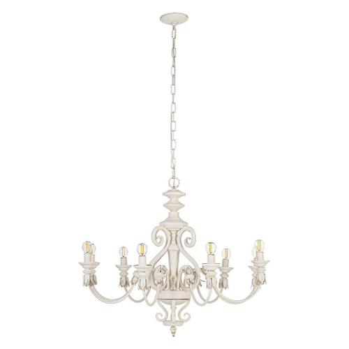 Lampadario CALLIOPE Bianco (90cm) 0828097 8 luci - E14 - Max 480W