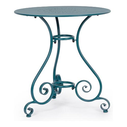 Tavolo da esterno acciaio ETIENNE Fisso Ocean (70x72cm) 0802963