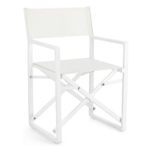 KONNOR Sedia regista Bianco