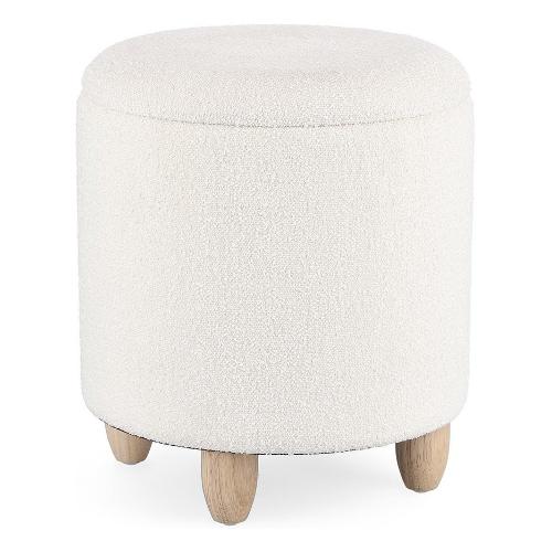 ZENA Pouf Bianco