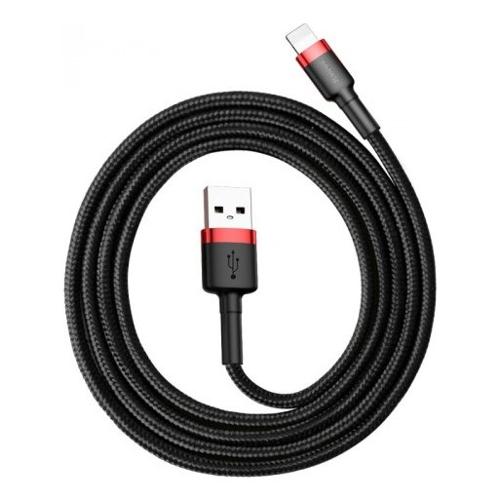 Cavo Lightning CAFULE 2.4A Black e Red 1m CALKLF B19