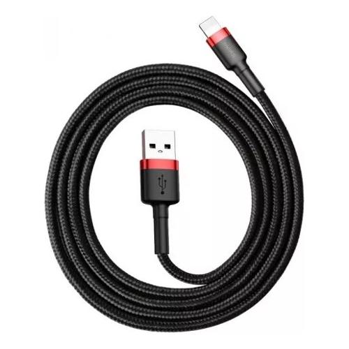 Cavo Lightning CAFULE 1.5A Black e Red 2m CALKLF C19