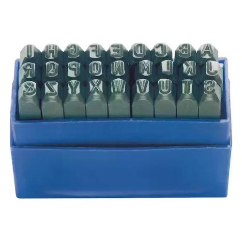 Set punzoni alfabetici 27 pz (4x65mm) 6558.00.004