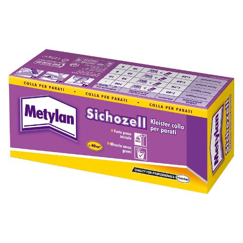 Colla specifica Sichozell per carta da parati METYLAN 125 gr 1697348