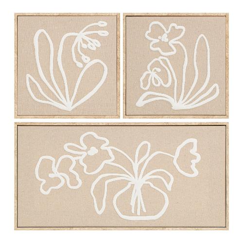 Flores Set dipinti Art 5