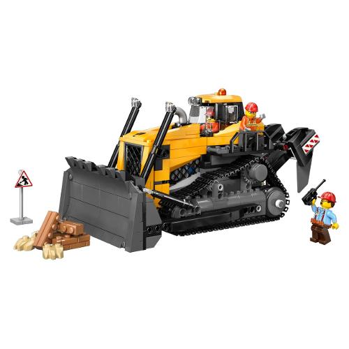 Bulldozer giallo ( 682 pz ) CITY BIG VEHICLES 8a+ 60466