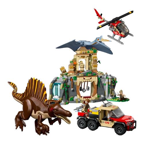 Missione aerea con Spinosauro e Quetzalcoatlus ( 984 pz ) JURASSIC WORLD 8a+ 76976