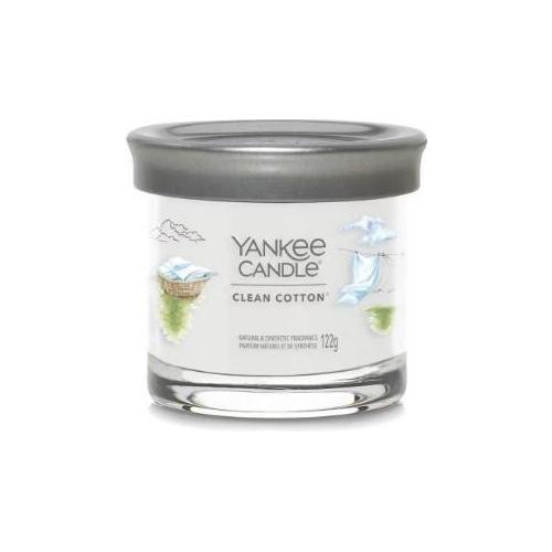 Candela profumata Clean cotton (8x7,6cm) Tumbler 20-30 ore SIGNATURE Bianco 1744735E