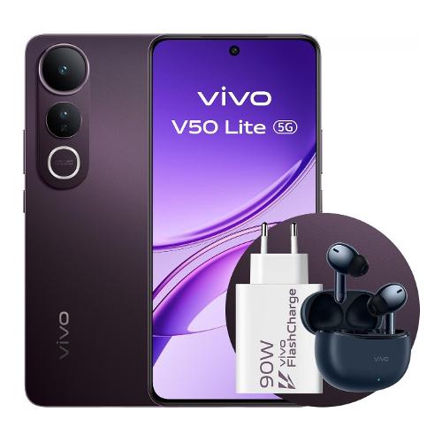 Smartphone 6,77" V50 LITE Bundle 5G Phantom black 256GB Ram 8GB