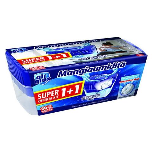 Assorbiumidità kit contenitore ( 2 buste 450gr cad ) Inodore Vortex AIRMAX 7004965