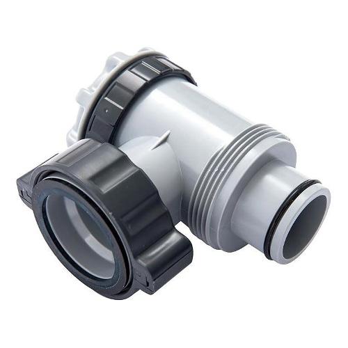 Valvola collegamento tubi corrugati piscina 38 mm 1 pz 19197