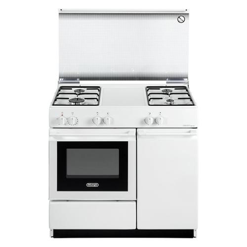 Cucina gas 4 zone Forno elettrico SMART SEW8540NEDM White Classe A (86x50x85cm)