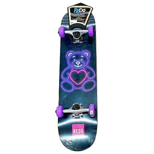 Skateboard (max100Kg) REDO Viola e Nero 510634