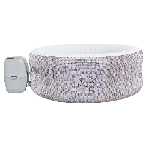 Spa idromassaggio Cancun Airjet gonfiabile (180x66cm) 4 persone LAY Z SPA Grigio effetto rattan 60003