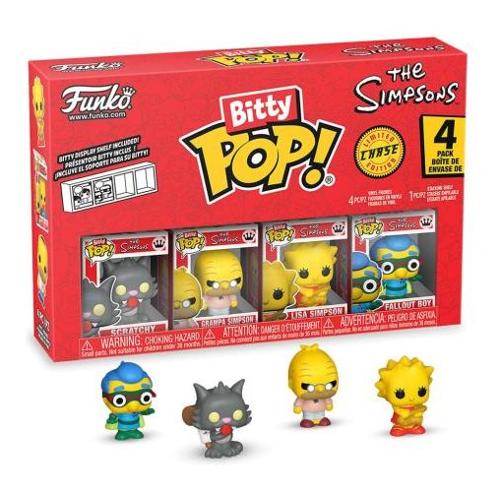 POP BITTY Simpson Scratchy 4 Pack 85710