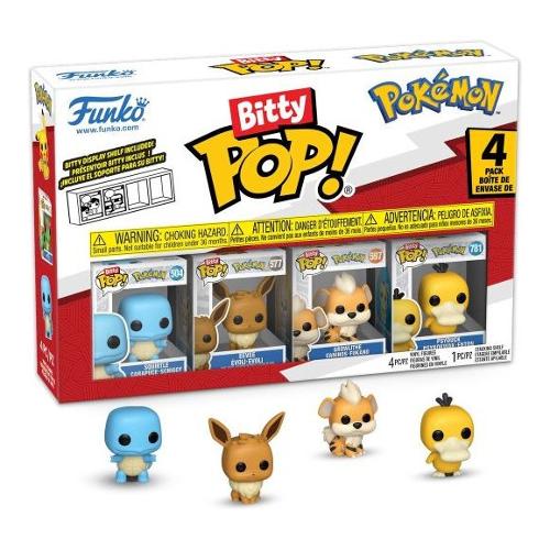 POP BITTY Pokemon Squirtle 4 Pack 81135