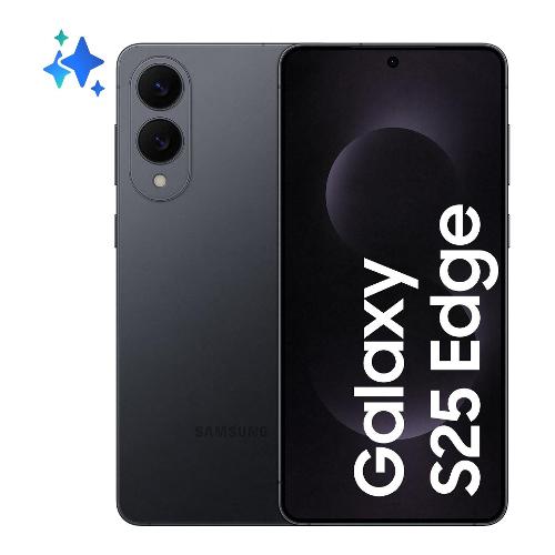 Smartphone 6,7" GALAXY AI S25 EDGE Tim 5G Titanium Jetblack ( 256GB Ram 12GB 3900mAh ) 787708