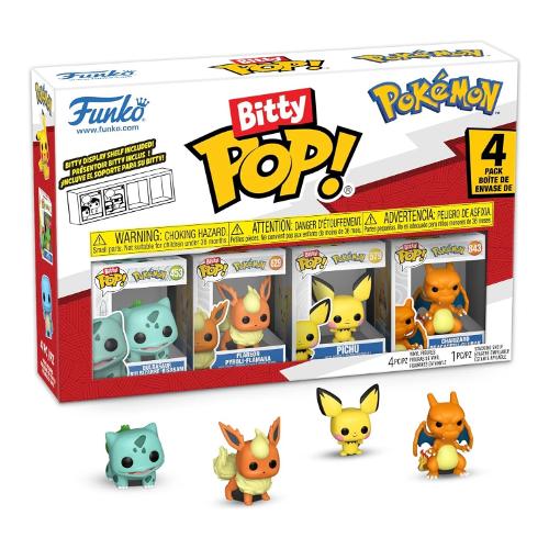 POP BITTY Pokemon Bulbasaur 4 Pack 81134