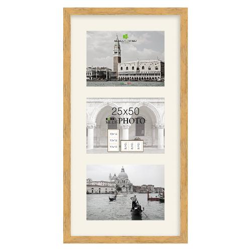 Portafoto multi (25x50cm) 3 foto Rovere 6340C 01012550