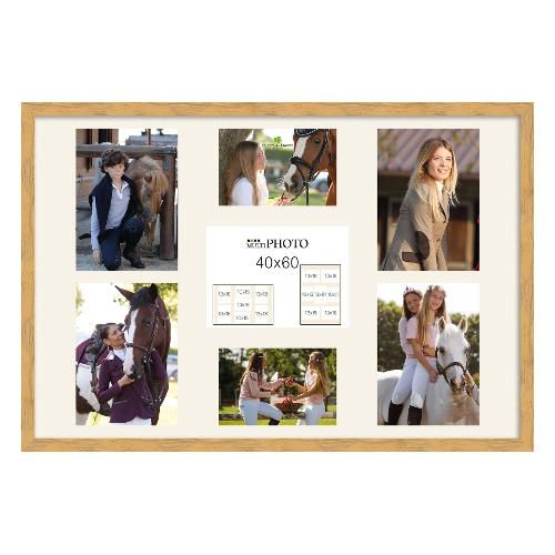 Portafoto multi (40x60cm) 7 foto Rovere 6340C 010118