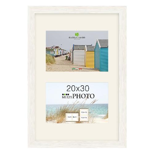 Portafoto multi (20x30cm) 2 foto Bianco 6340C 080 108