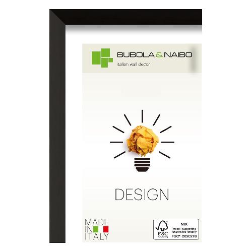 Cornice legno (29,7x42cm) DESIGN OLINDA Nero 7105 14 MA3