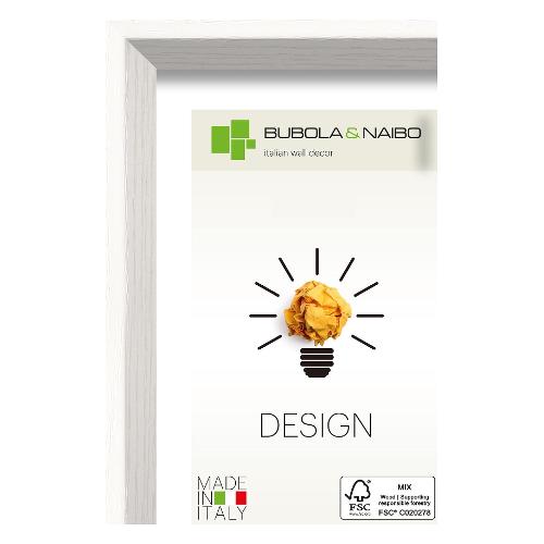 Cornice legno (29,7x42cm) DESIGN OLINDA Bianco 7105 10 MA3