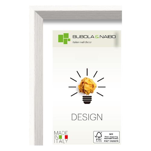 Cornice legno (21x29,7cm) DESIGN OLINDA Bianco 7105 10 MA4