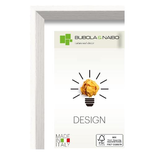 Cornice legno (30x40cm) DESIGN OLINDA Bianco 7105 10 11
