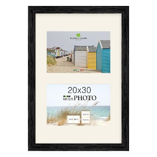 Portafoto multi (20x30cm) 2 foto Nero 6340C 090 108