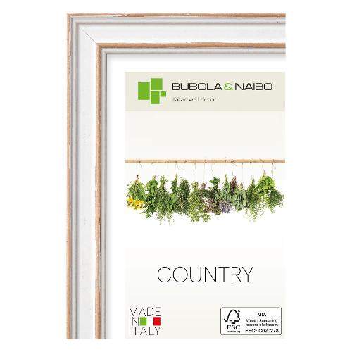 Cornice legno (13x18cm) COUNTRY RINGA Sbiancato 7180 03 04