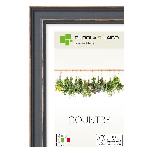 Cornice legno (13x18cm) COUNTRY RINGA Grigio 7180 05 04