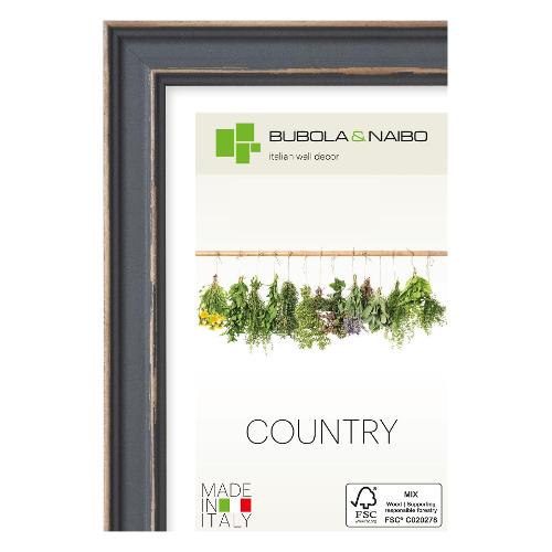 Cornice legno (25x35cm) COUNTRY RINGA Grigio 7180 05 10